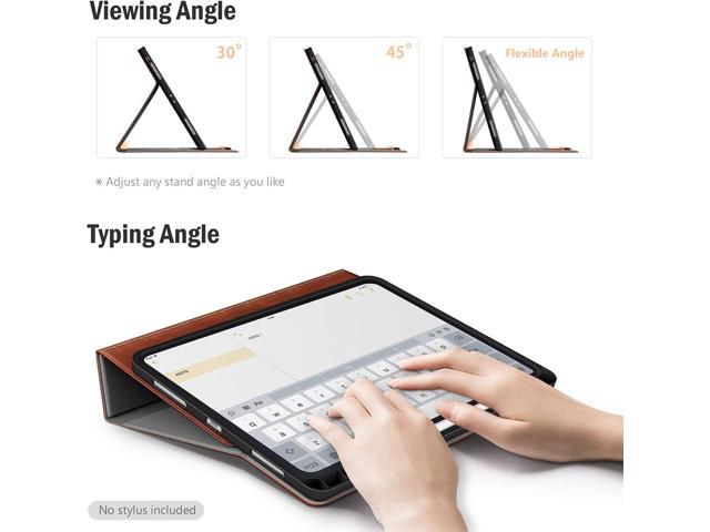 Antbox Case for iPad Pro 12.9'' 6th Generation (2022) 5th/4th/3rd Generation (2021/2020/2018), Built-in Pencil Holder Auto Sleep/Wake Function PU...