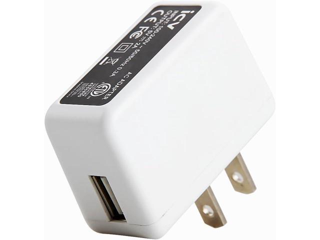 icv USB Wall Charger 5V 2A 10W AC Power Adapter with US Plug for Phone, Tablet and Other Related USB Powered Devices Small and Lightweight ...