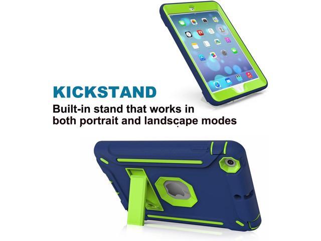 M iPad Mini Case, iPad Mini 3 Case, iPad Mini 2 Case, Hybrid Shockproof Protective Silicone Case and Full-Body Rugged Protective Case with...