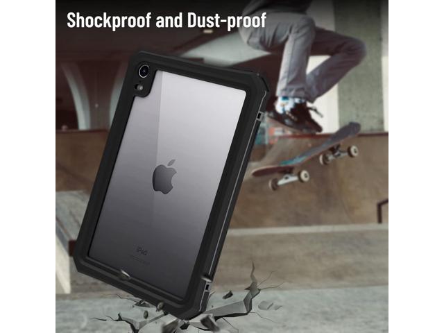 Waterproof Case for iPad Mini 7 (A17 Pro) 2024/Mini 6 2021 8.3-inch, Full Body Protective With Pencil Holder
