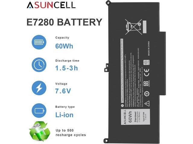 ASUNCELL F3YGT 60Wh 7480 Laptop Battery for Dell Latitude 7490 7390 7280 7290 7380 E7490 12 7000 7290/13 7000 P29S002/14 7000 Series P73G P73G001...