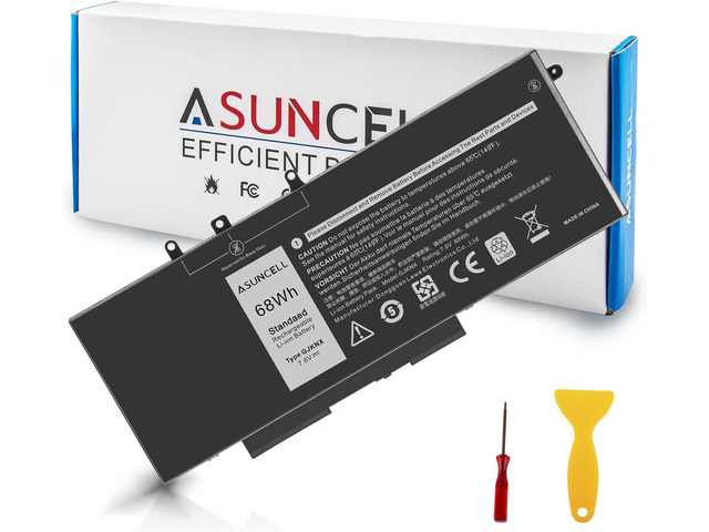 68W GJKNX Battery for Dell Latitude 5480 5580 5280 5590 5490 E5480 E5580 E5490 E