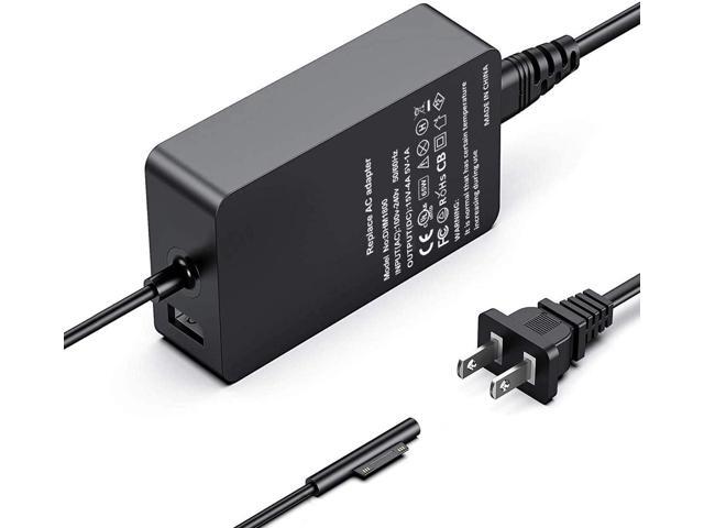 Surface Pro Laptop Charger 65W 15V 4A Power Supply for Microsoft Surface Pro 3/4/5/6/7/X Laptop 1/2/3 Go 1/2 & Book 1/2 with USB Port