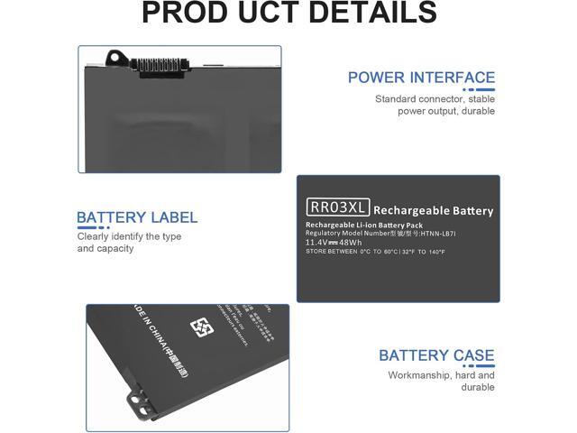 TREE. NB RR03XL Battery for HP ProBook 430 G4 440 G4 450 G4 455 G4 470 G4, HP ProBook 440 G5 450 G5 470 G5 851477-421 851477-541 851477-831...
