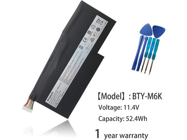 BTY-M6K Laptop Battery for MSI Stealth Pro GS63VR 7RG 7RG-005 7RG-036CN GF63 Thin 8RC 8RD 9SC 8RD-050NL 8RD-031TH 010ES GF75 Thin 3RD 8SC 8RX 9SC...
