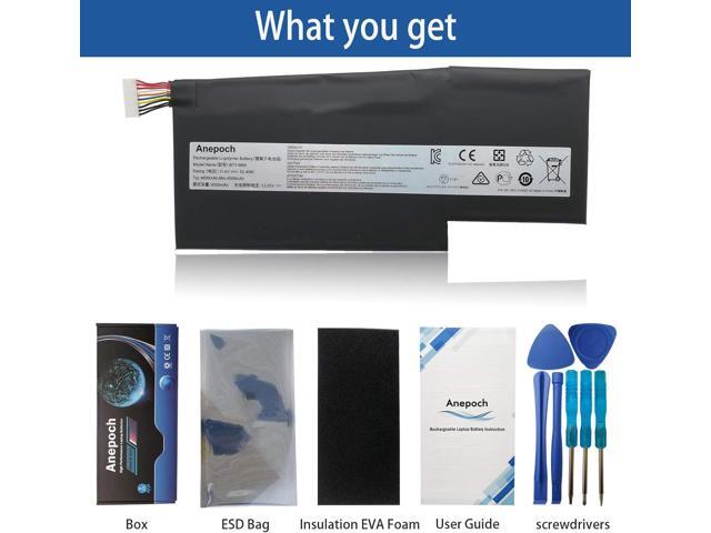 BTY-M6K Laptop Battery for MSI Stealth Pro GS63VR 7RG 7RG-005 7RG-036CN GF63 Thin 8RC 8RD 9SC 8RD-050NL 8RD-031TH 010ES GF75 Thin 3RD 8SC 8RX 9SC...