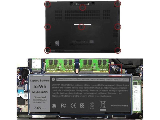 TREE. NB Battery for Dell Latitude E7470 E7270 7470 7270 7.6V 55Wh Battery Type MC34Y 242WD 1w2y2 J60J5