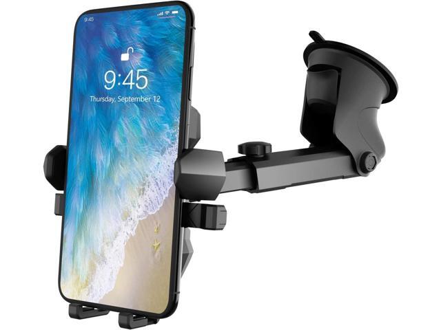 Phone Holder for Car,Universal Long Neck Car Mount Holder Compatible with iPhone Xs XS Max XR X 8 8 Plus 7 7 Plus S10 S9 S8 S7 S6 LG and More
