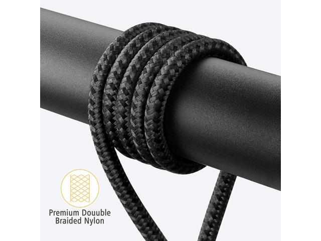 Short iPhone Charger 1FT 2Pack [ MFi Certified] 12 inch 90 degree Lightning Cable Fast Nylon Braided Right Angle iPhone Charging Cord Compatible...