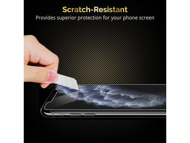 UNBREAKcable 3-Pack Screen Protector for iPhone 11 Pro/iPhone XS/iPhone X, Double Shatterproof Tempered Glass [Easy Installation Frame] [9H...