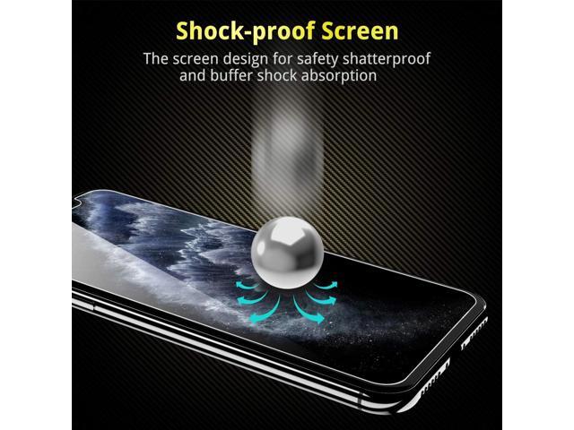 UNBREAKcable 3-Pack Screen Protector for iPhone 11 Pro/iPhone XS/iPhone X, Double Shatterproof Tempered Glass [Easy Installation Frame] [9H...