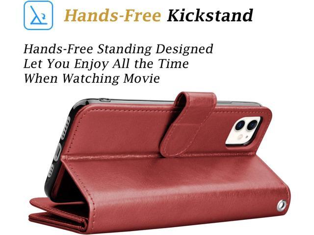 Takfox Wallet Case for iPhone 11, iPhone 11 6.1 Leather Wallet Case with ID Credit Card Holder Slots Folio Flip Kickstand Detachable Magnetic Phone...