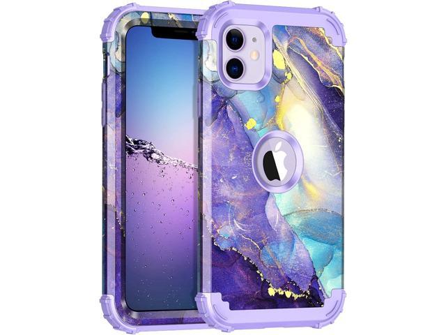 Rancase for iPhone 11 Case,Three Layer Heavy Duty Shockproof Protection Hard Plastic Bumper +Soft Silicone Rubber Protective Case for Apple iPhone...