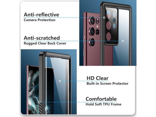 Designed for Samsung Galaxy S22 Ultra Case, Waterproof Built-in Screen Protector Full Protection Heavy Duty Shockproof Anti-Scratched Rugged Case...