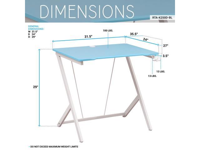 Techni Mobili Kids Gaming Desk, Blue