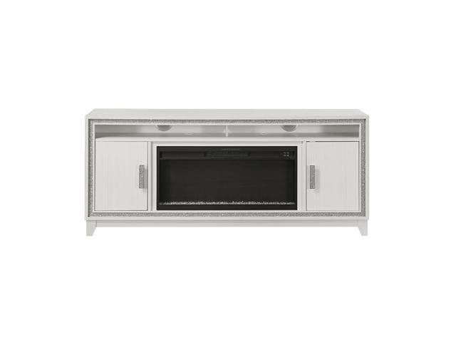 Almera White 72 Inch Fireplace