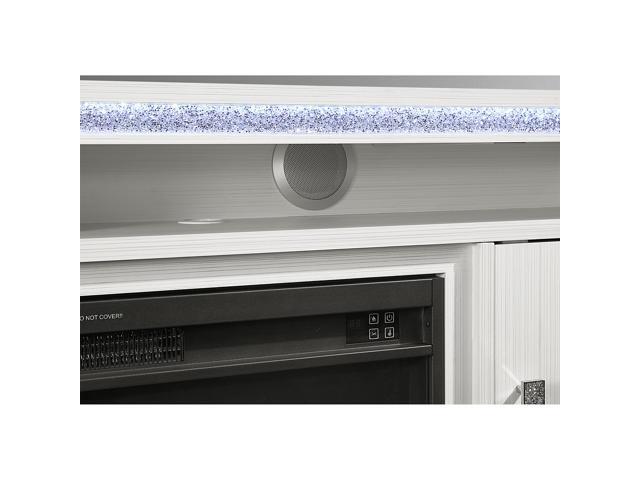 Almera White 72 Inch Fireplace