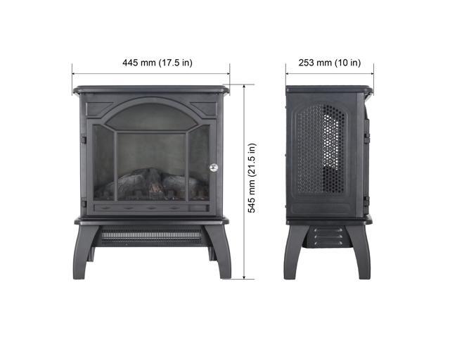 18 inch 3D Flame Electric Infrared Quartz Fireplace Stove with remote control