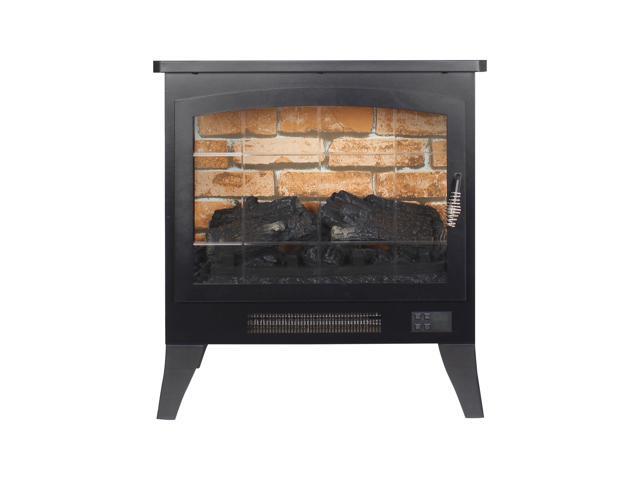21 inchThree-sided Freestanding Electric Fireplace Stove heater with 3D Flame effect with remote control