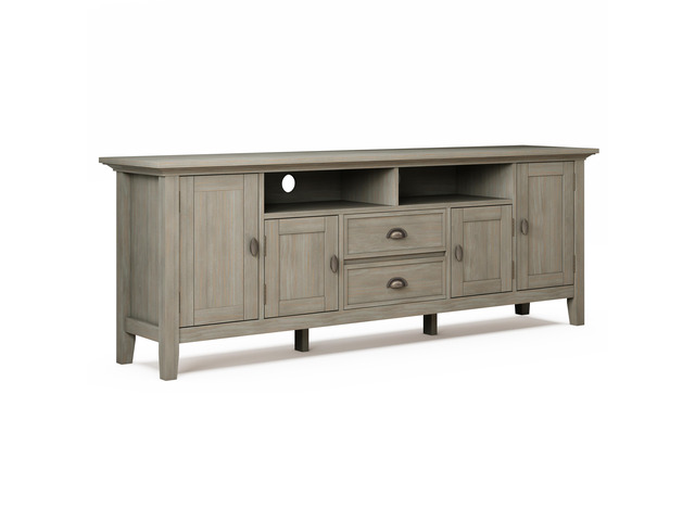 Redmond - 72' TV Media Stand - Distressed Grey