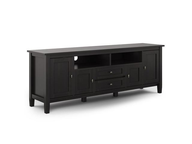 Warm Shaker - 72' TV Media Stand - Hickory Brown
