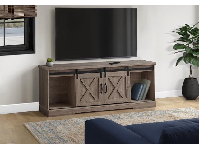 Tv Stand, 60 Inch, Console, Media Entertainment Center, Storage Cabinet, Living Room, Bedroom, Brown Laminate, Transitional