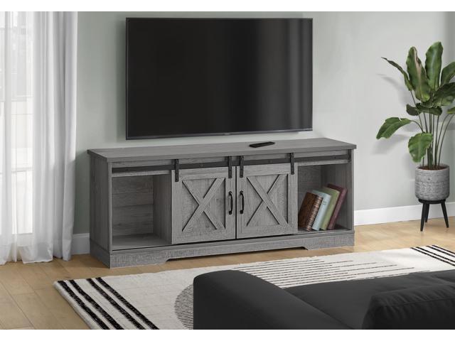 Tv Stand, 60 Inch, Console, Media Entertainment Center, Storage Cabinet, Living Room, Bedroom, Grey Laminate, Transitional