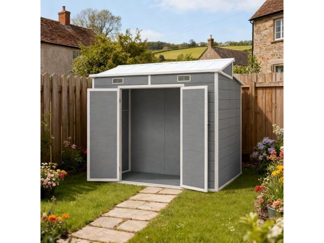Backyard Shed with Floor for Backyard Patio Lawn
