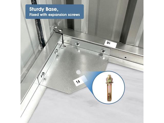 Chery Industrial Heavy-Duty Metal Garage Shed 20'x10'