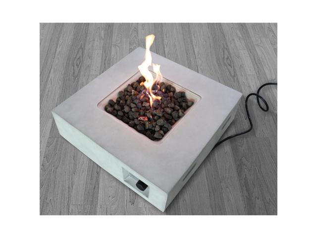 Fiber Reinforced Concrete Propane Gas Fire Pit table