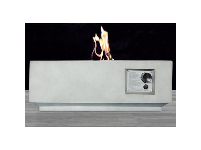 Fiber Reinforced Concrete Propane Gas Fire Pit table