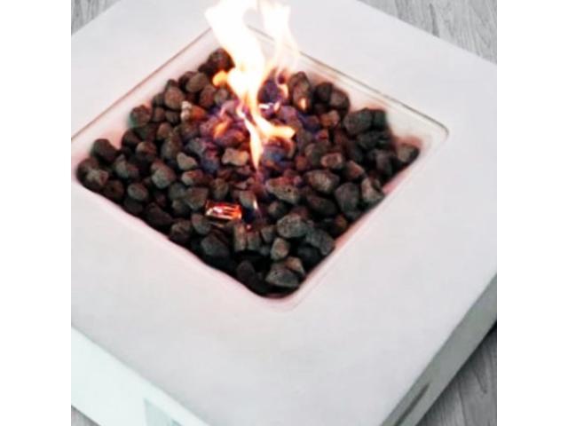 Fiber Reinforced Concrete Propane Gas Fire Pit table