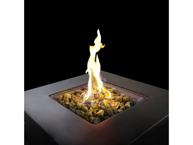 Fiber Reinforced Concrete Propane Gas Fire Pit table