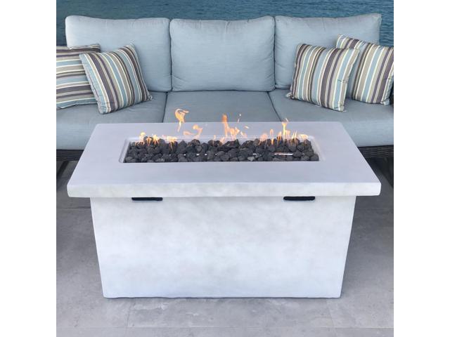 25' H x 42' W Fiber Reinforced Concrete Propane Outdoor Fire Pit Table