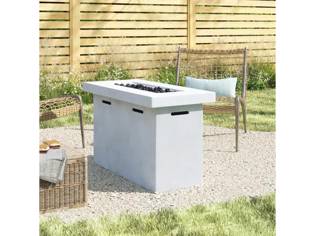 25' H x 42' W Fiber Reinforced Concrete Propane Outdoor Fire Pit Table