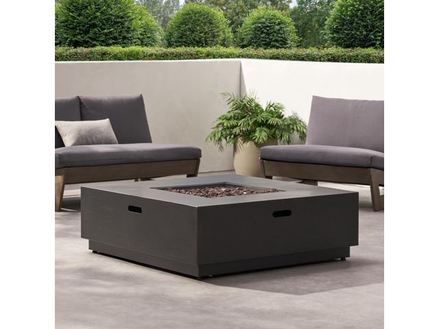 40'' SQUARE IRON FIRE PIT - 50 000 BTU (Tank cover not Included)