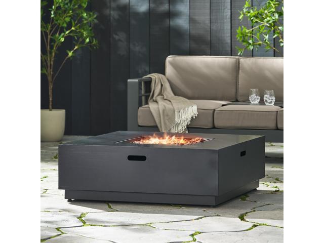 40'' SQUARE IRON FIRE PIT - 50 000 BTU (Tank cover not Included)