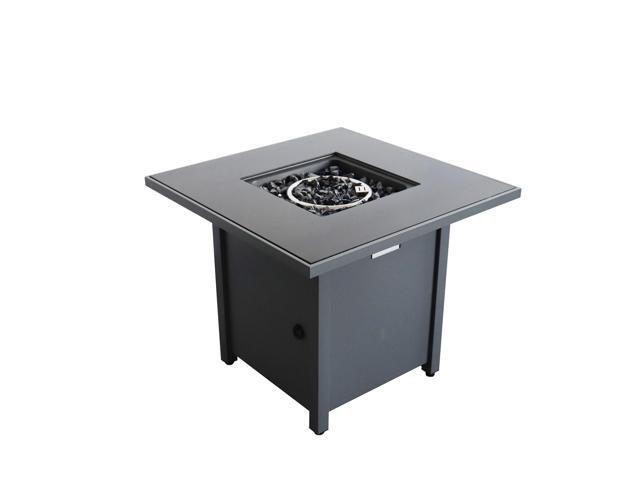 Fire Pit for Outdoor Home Garden Backyard Fireplace (30 Inch Steel Grey)