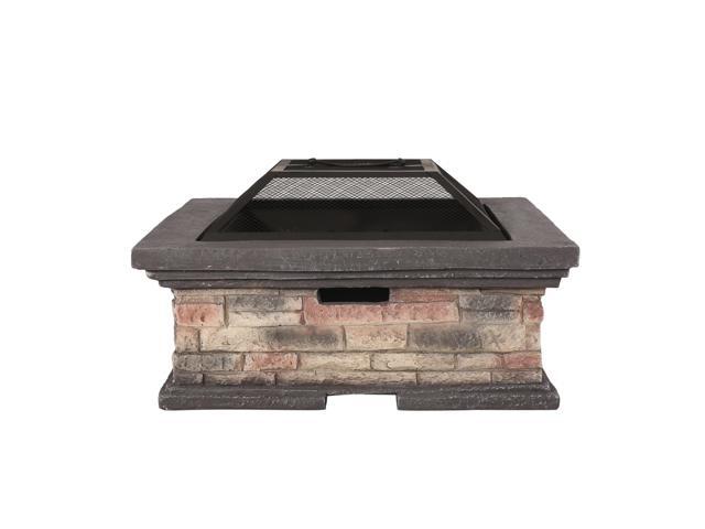 MGO 29 SQUARE WOOD BURNING FIRE PIT