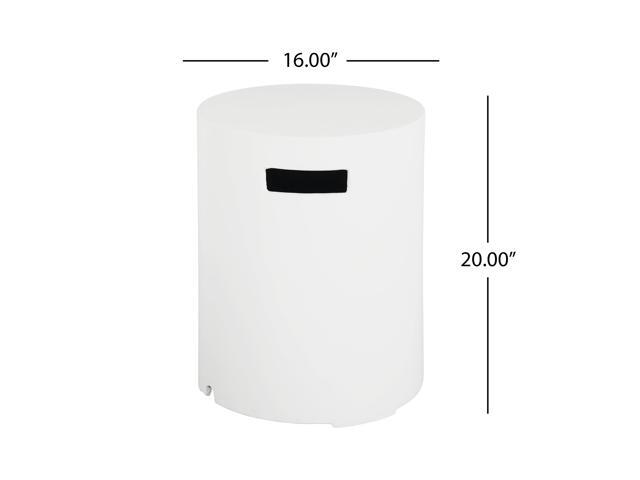 16x20 inch MGO Tank Holder/Side Table, White