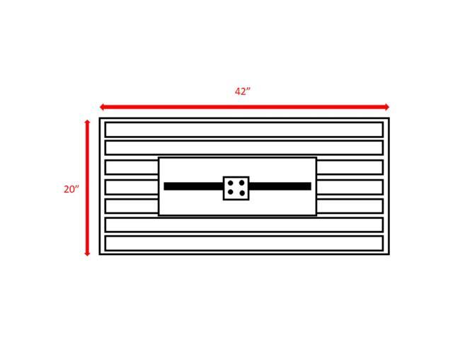 Outdoor 24' Gas Fire Pit Table with Lid Durable Steel Construction