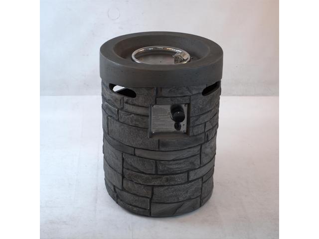 32000 BTU, CSA Certification Diameter 20 Inch Round Outdoor Gas Fire Pit,Contain 2.5kg Lava Stone And Rainproof Cover,Magnesium Oxide Cultured...