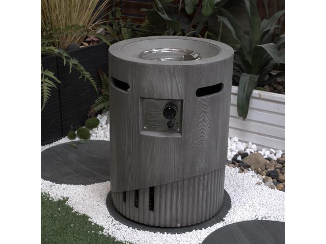 32000 BTU, CSA Certification Diameter 20 Inch Round Outdoor Gas Fire Pit,Contain 2.5kg Lava Stone And Rainproof Cover,Magnesium Oxide Cultured...