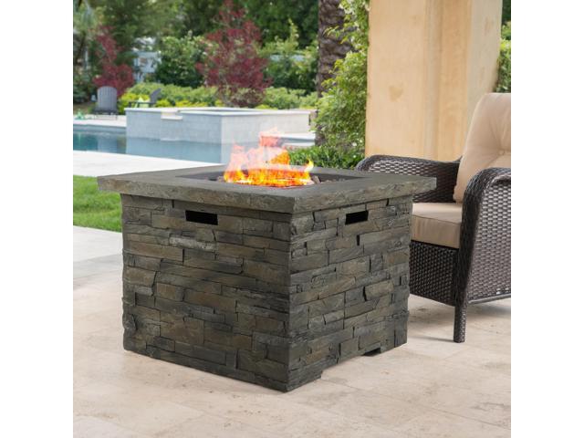 35' SQUARE MGO FIRE PIT - 40000 BTU.