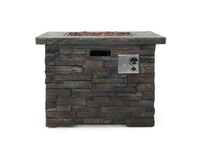 35' SQUARE MGO FIRE PIT - 40000 BTU.
