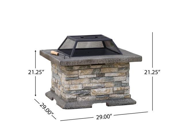 28' SQUARE MGO FIRE PIT