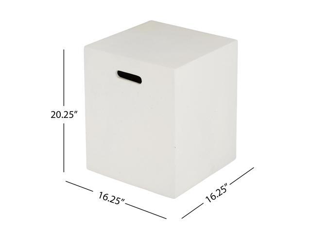 16x20 inch MGO Tank Holder/Side Table, White