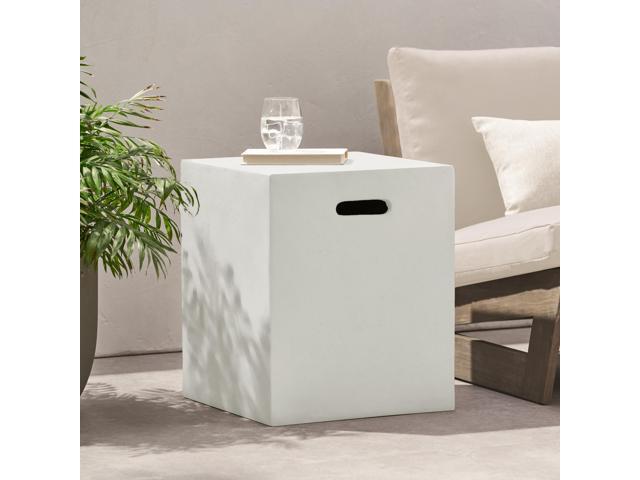16x20 inch MGO Tank Holder/Side Table, White