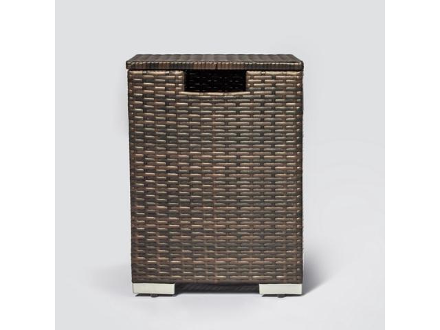 Rattan Propane Tank Cover Gas Bottle Cover Outdoor Wicker Gas Cylinder Cover