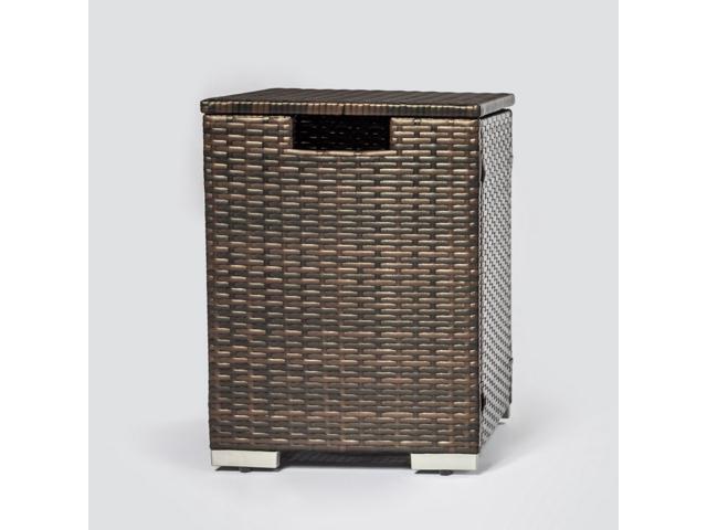 Rattan Propane Tank Cover Gas Bottle Cover Outdoor Wicker Gas Cylinder Cover